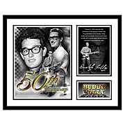 Buddy Holly 50th Anniversary Framed Photo
